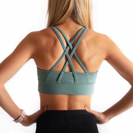 Insight Sports Bra Strappy Tag Logo ISB04S back