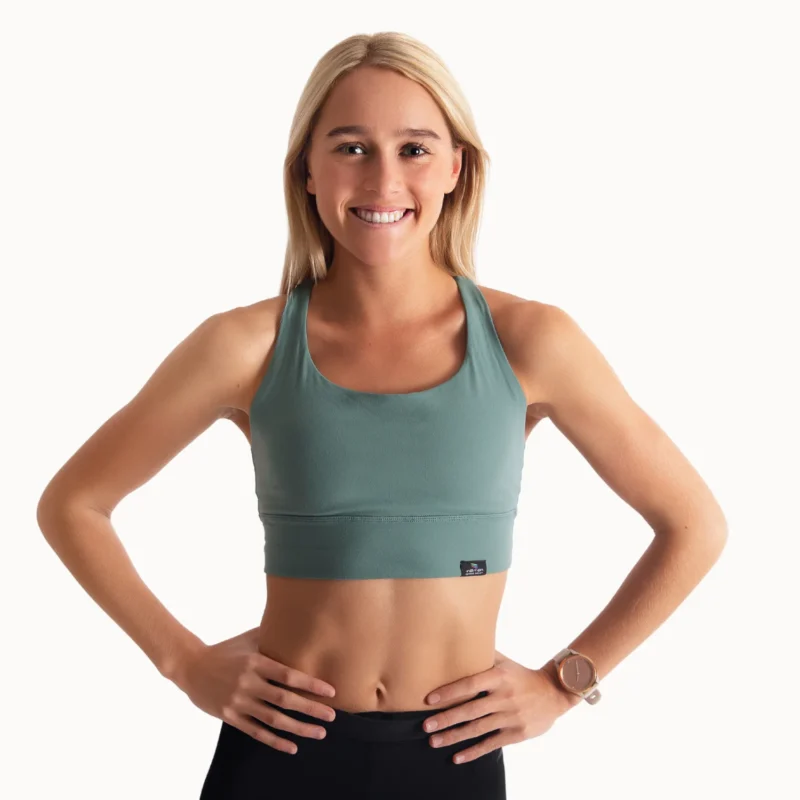 Insight Sports Bra Strappy Tag Logo ISB04S back